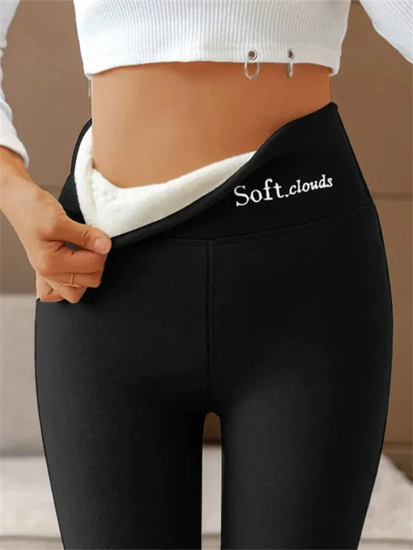 SoftCloud - Fleece-gefütterte Schlankheits-Leggings