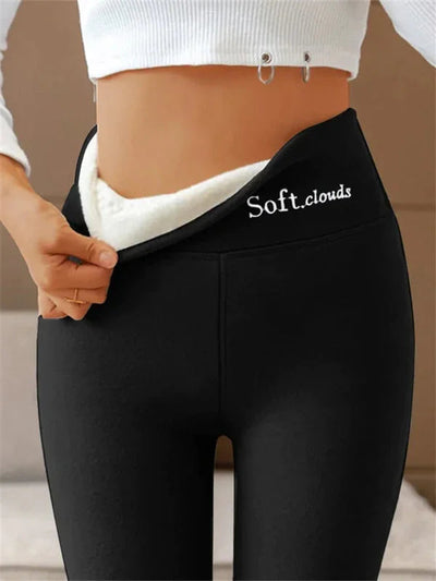 SoftCloud - Fleece-gefütterte Schlankheits-Leggings