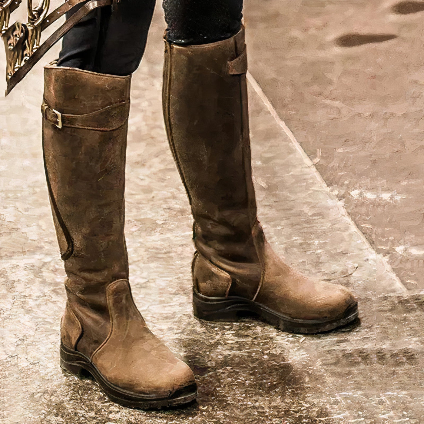 Kniehohe Reitstiefel für Damen - Antje