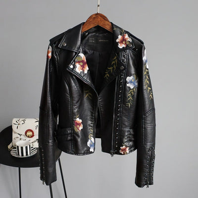 Edite - Elegante Jacke mit floralen Details