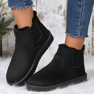 Warme Plüsch-Winterstiefel für Frauen, Over-the-Knee-Schneestiefel