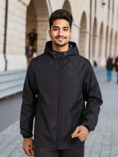 Lässige, leichte, wasserdichte Windbreaker-Jacke für Männer