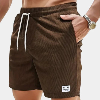 Bequeme - cordsamt-shorts für herren