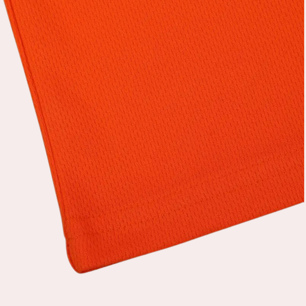 Oranje t-shirt met ronde hals