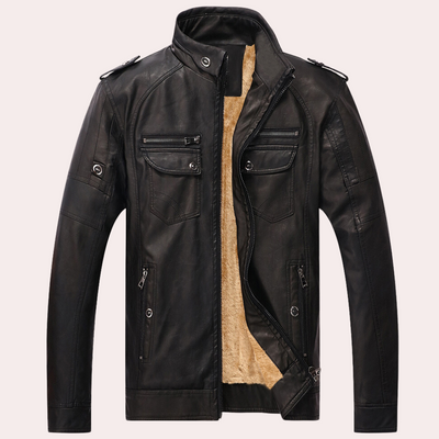 Modische Herren Lederjacke