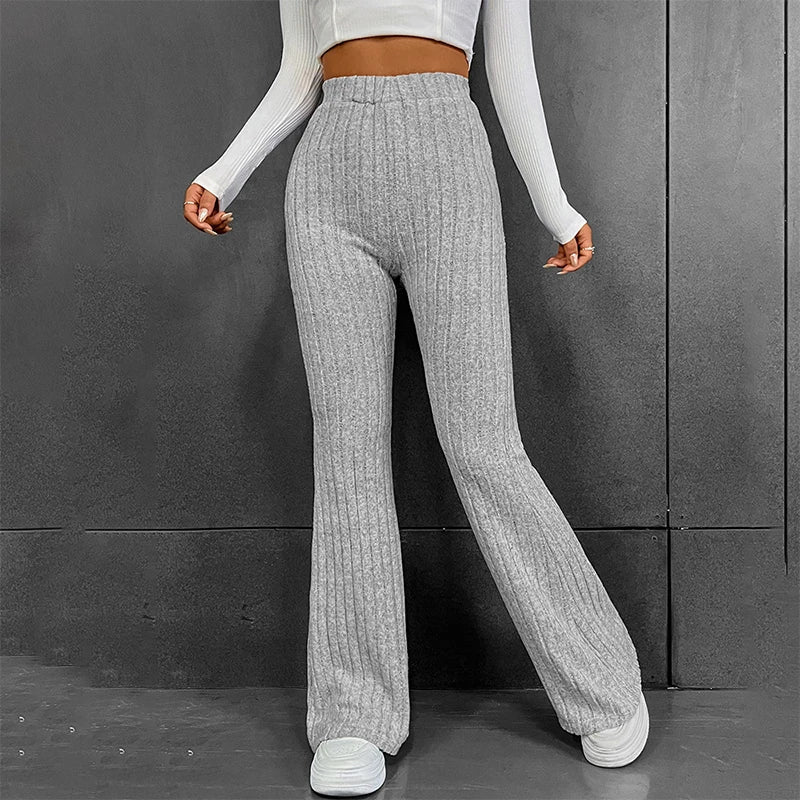 Eva - Graue Strickhose