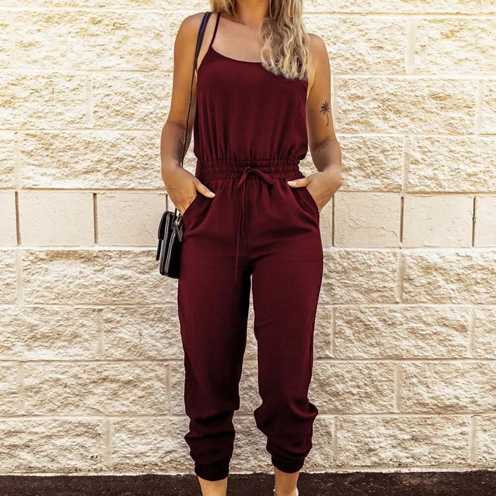 DolceMode | Spaghetti Strap Jumpsuit