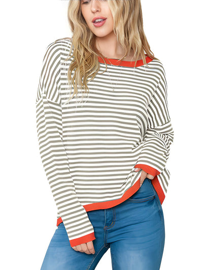 Nevya - Gemusterter Pullover