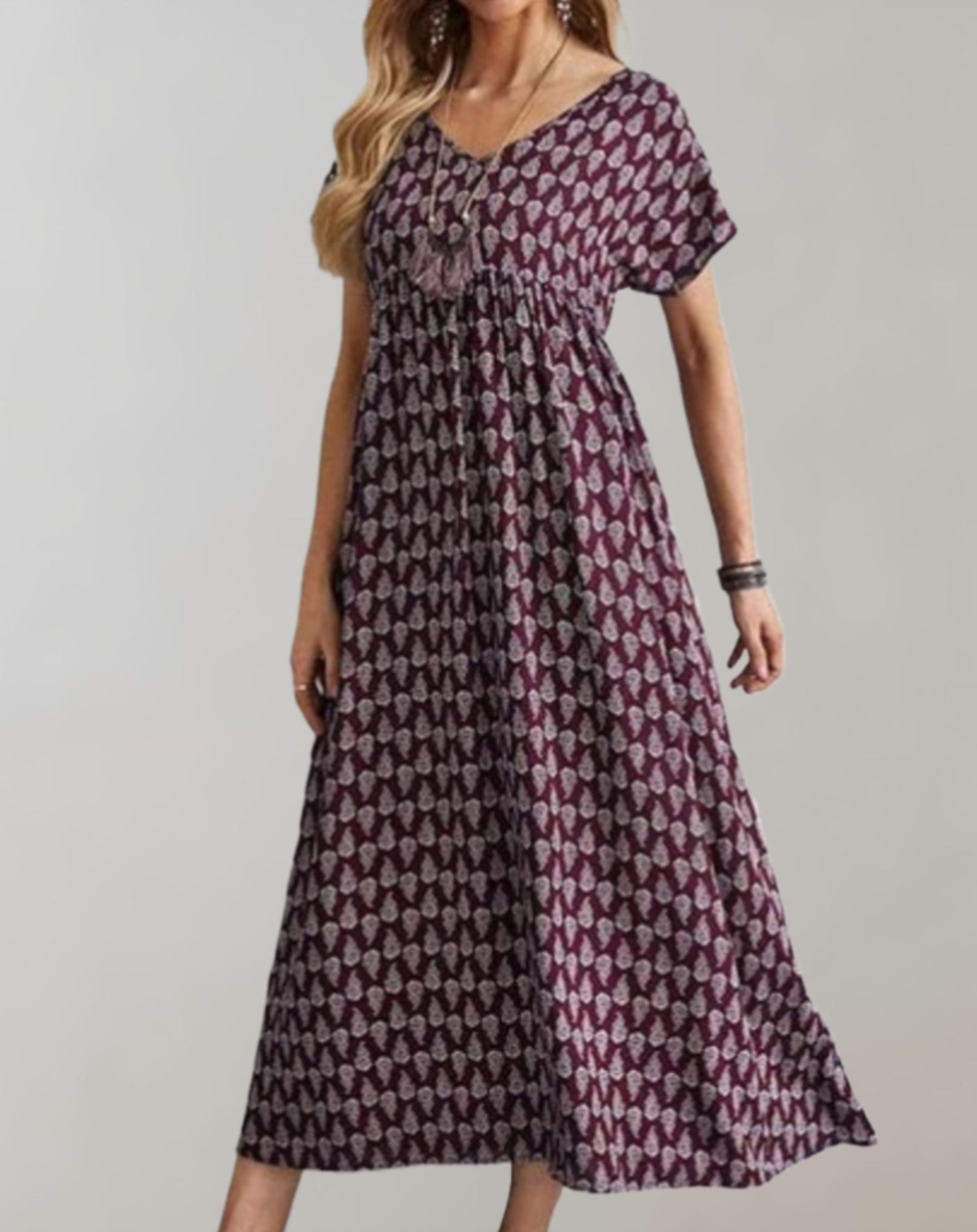 Bequemes langes Sommerkleid - Helma