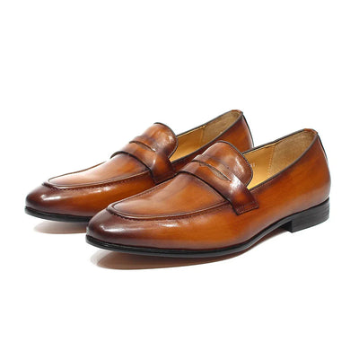 Eleganzio Penny Loafers aus echtem Leder