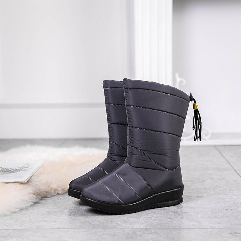 Warme weiche Damen-Winterstiefel - Suze