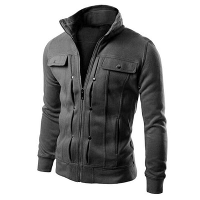 Elegante Herren-Zip-Up-Jacke - Gerod