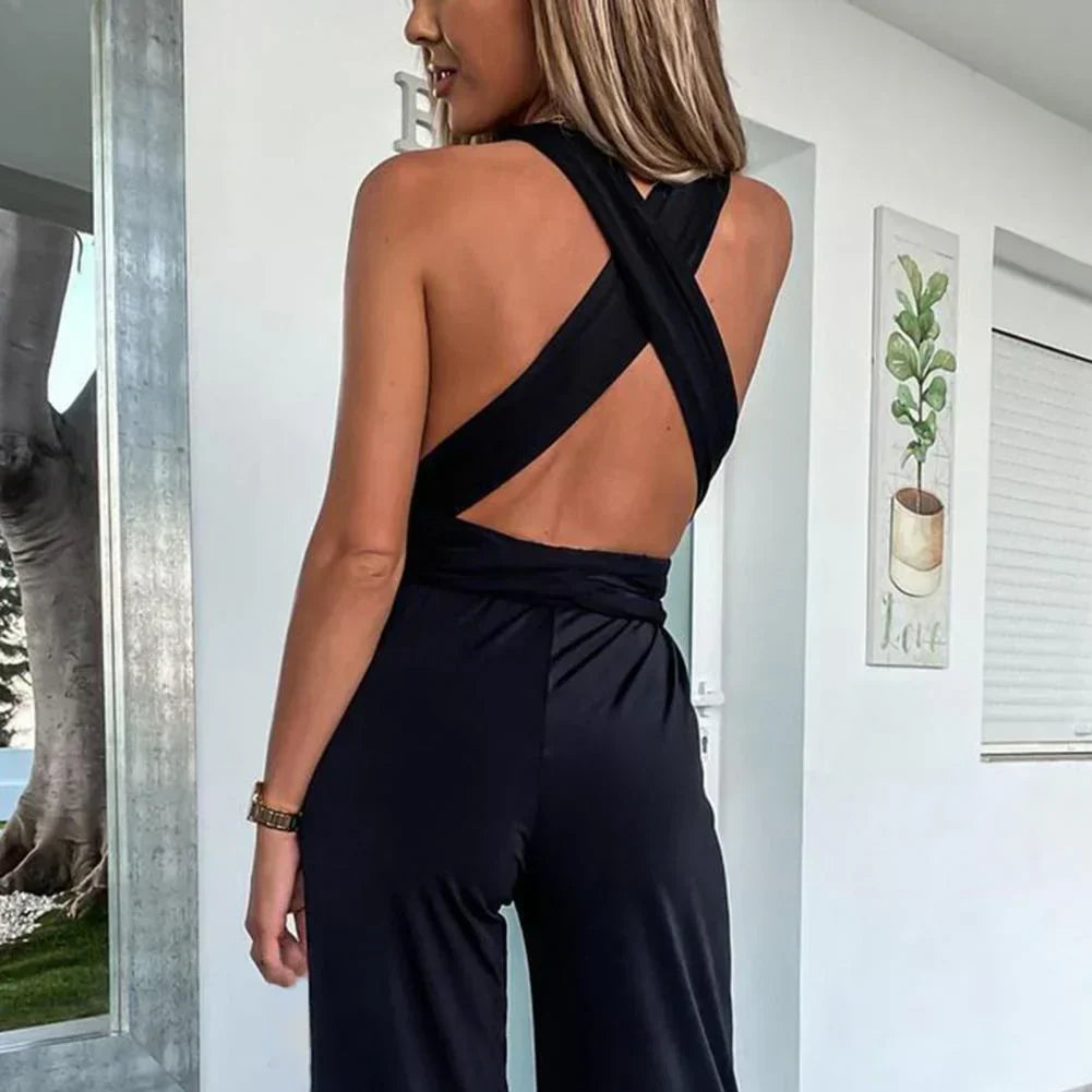 Victoria - Sommerlicher Jumpsuit mit weiter Hose