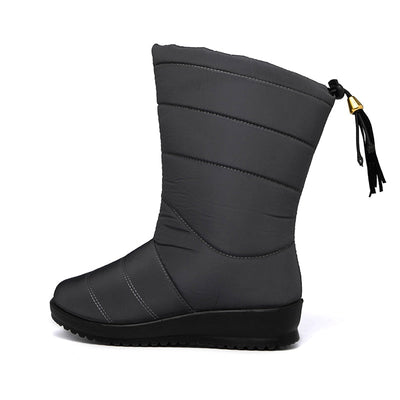 Warme weiche Damen-Winterstiefel - Suze