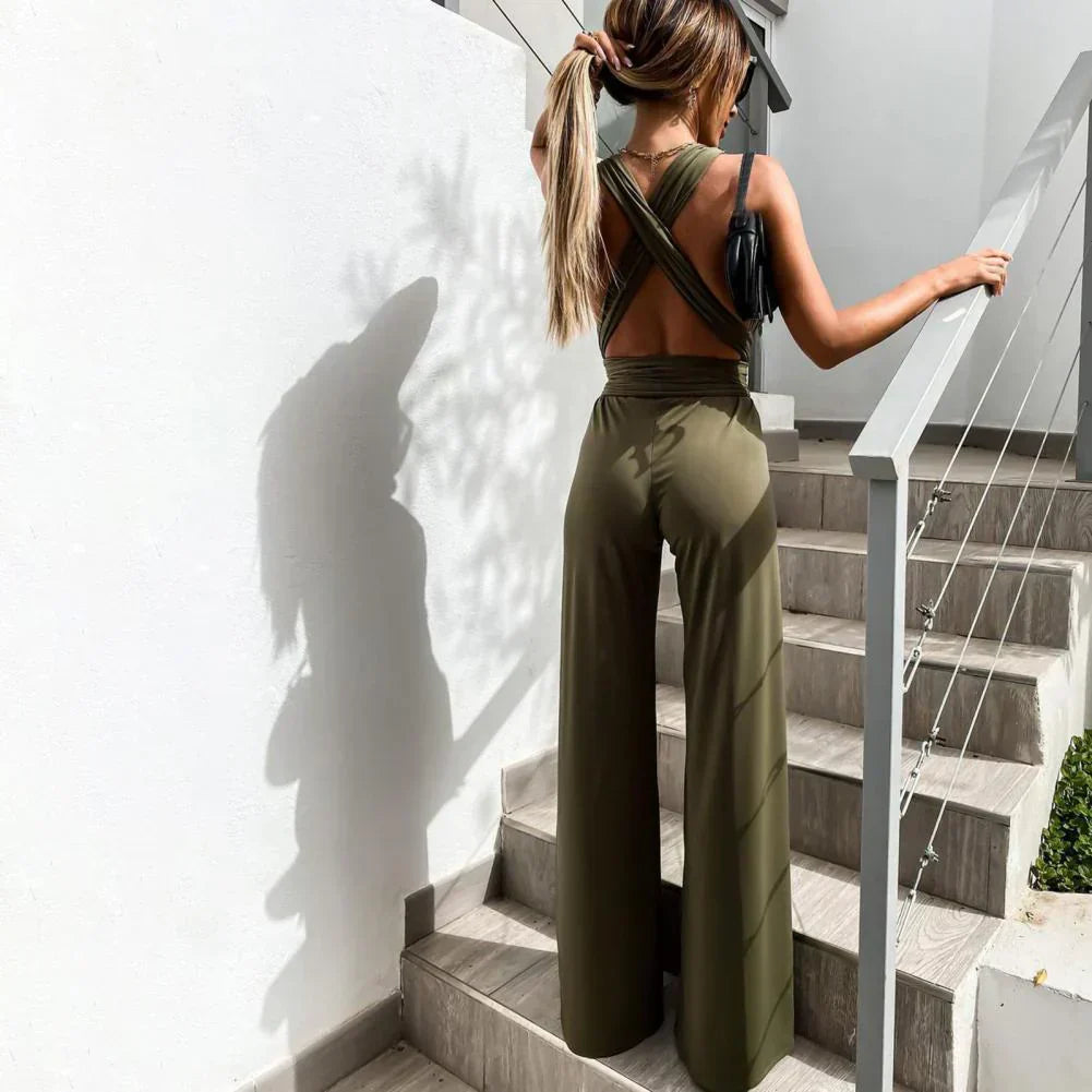 Victoria - Sommerlicher Jumpsuit mit weiter Hose