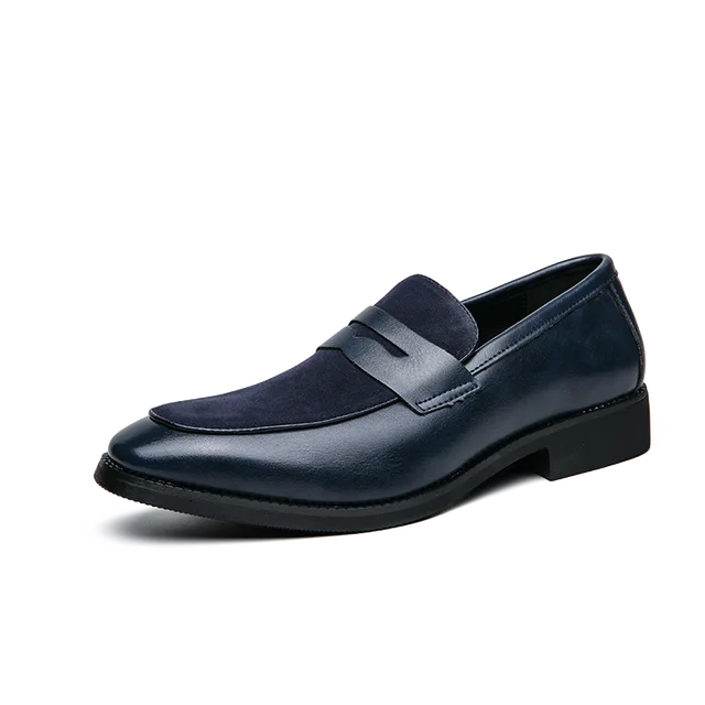 Elegante Loafers aus Wildleder und Leder - Bray