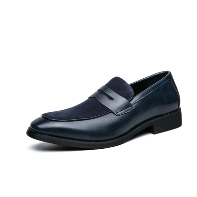 Elegante Loafers aus Wildleder und Leder - Bray