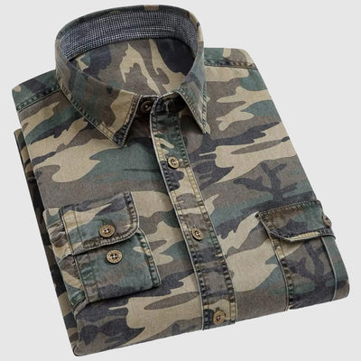 DolceMode | Camouflage Langarmhemd