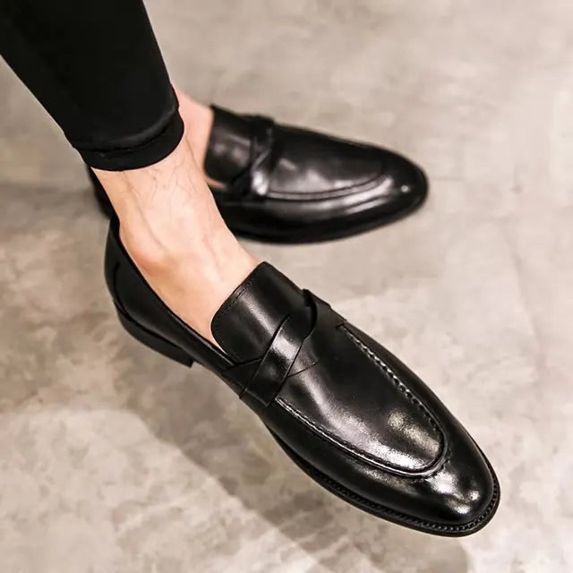 Edelmann Luxus Designer Herrenschuhe in Schwarz und Braun