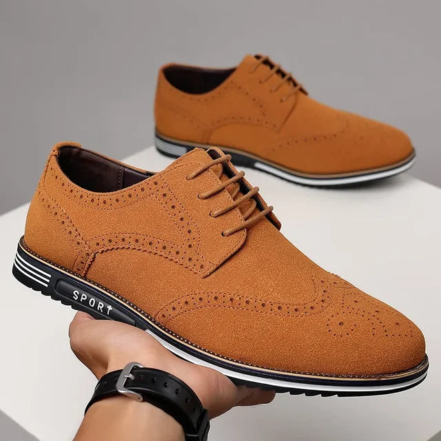 StiloMan Faux Wildleder Oxford Schuhe