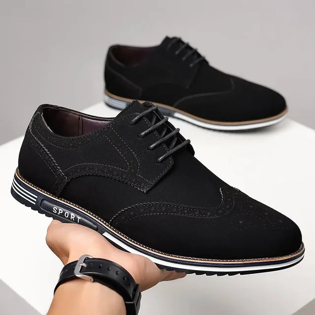 StiloMan Faux Wildleder Oxford Schuhe