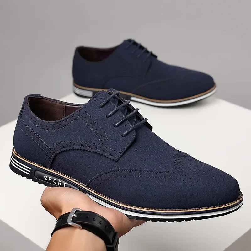 StiloMan Faux Wildleder Oxford Schuhe