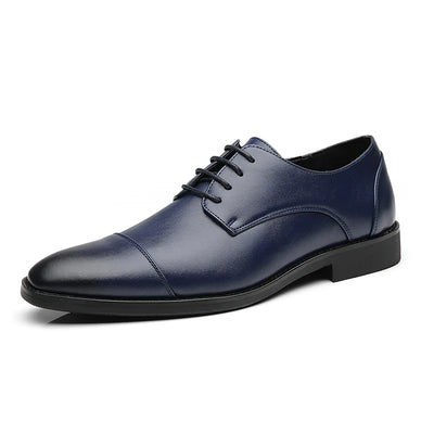 ModeMann Herren Retro Derby Schuhe aus Leder