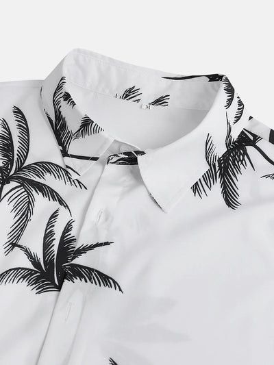 UrbanWave Hawaii Cartoon Print Hemd