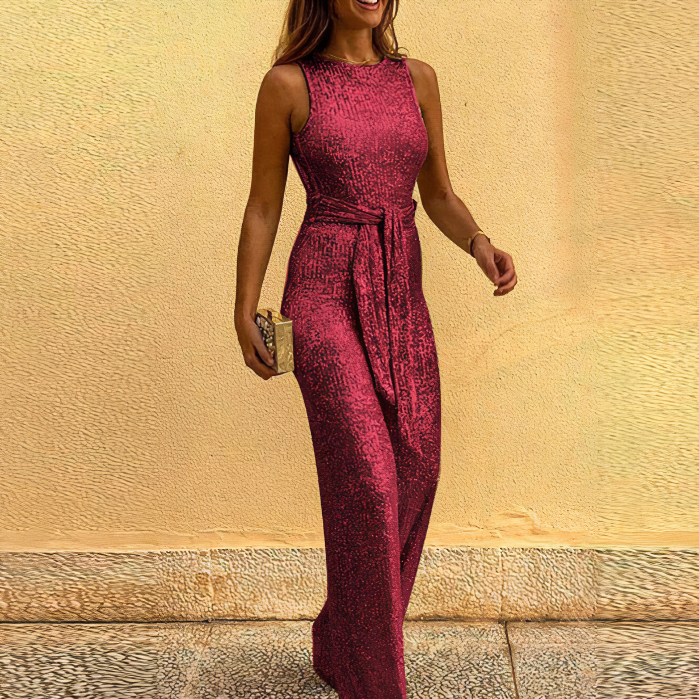 Cora - Jumpsuit mit Glitzer