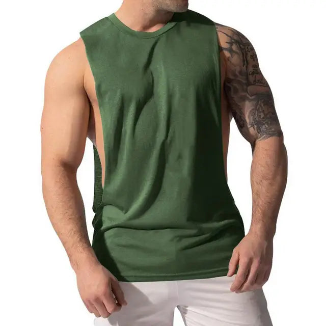 Tobias - Schwarzes Sport-Tanktop