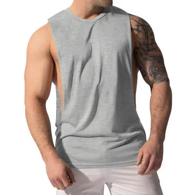 Tobias - Schwarzes Sport-Tanktop