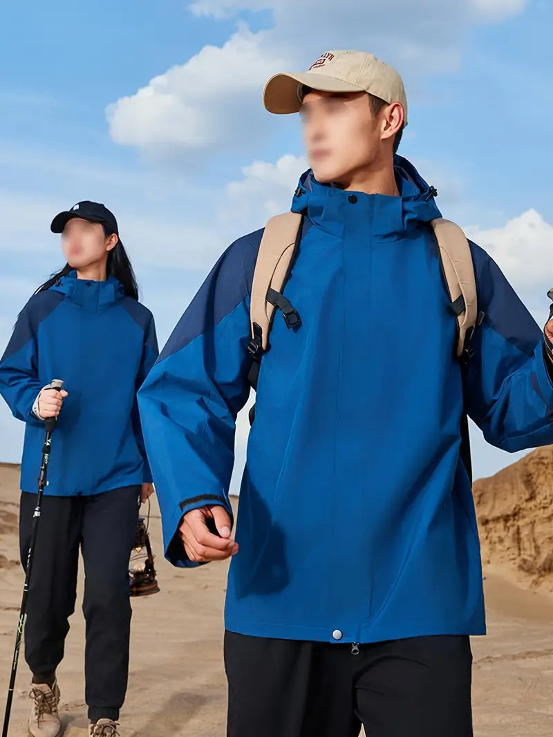 Outdoor Color Block Windbreaker Jacke Wasserdichte Softshell Jacke