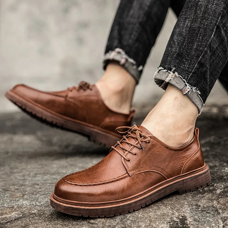 HeldenSchuh Brogue Freizeitschuhe aus echtem Leder