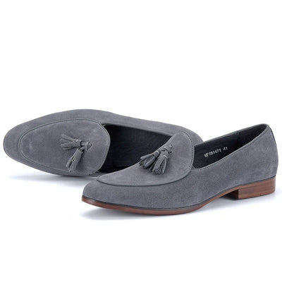 Herrenschuh Wildleder Leder Loafer