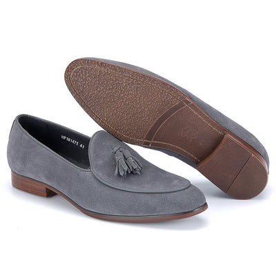 Herrenschuh Wildleder Leder Loafer