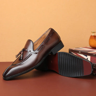 GroßMann Retro Business Slipper aus PU