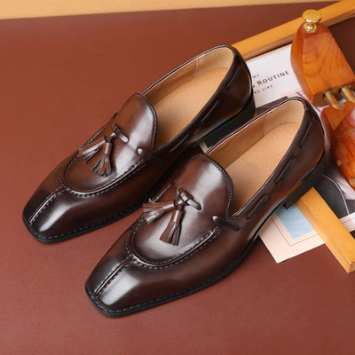 GroßMann Retro Business Slipper aus PU