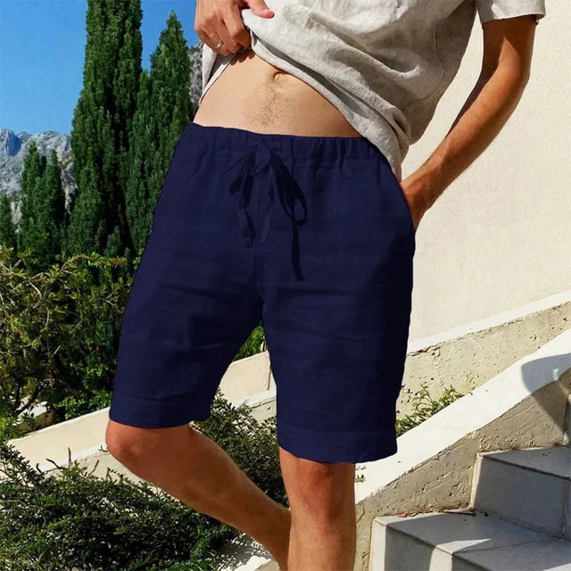 Sommerleichte Baumwoll-Leinen-Shorts von Aloha Spirit Wear