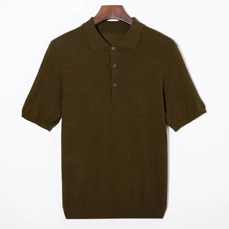 ModaMann PureWool Sommer-Poloshirt