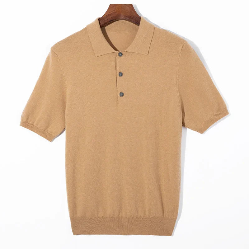 ModaMann PureWool Sommer-Poloshirt