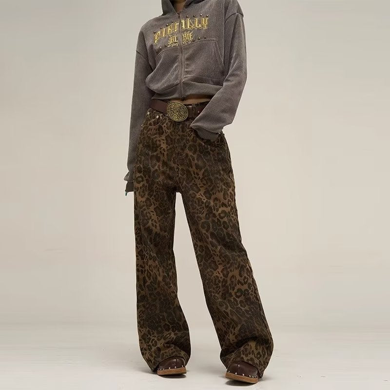 Nelly - Leopardenmuster Jeans