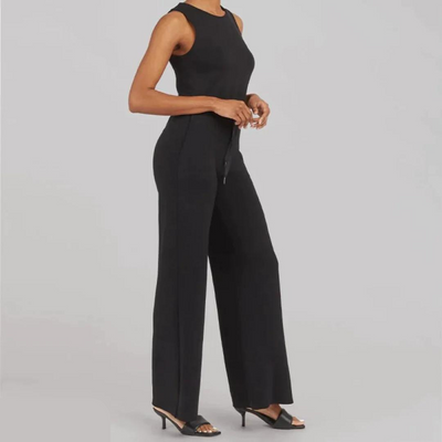 Modischer Lily Jumpsuit | Trend-Jumpsuit mit weiten Beinen und kurzen Ärmeln