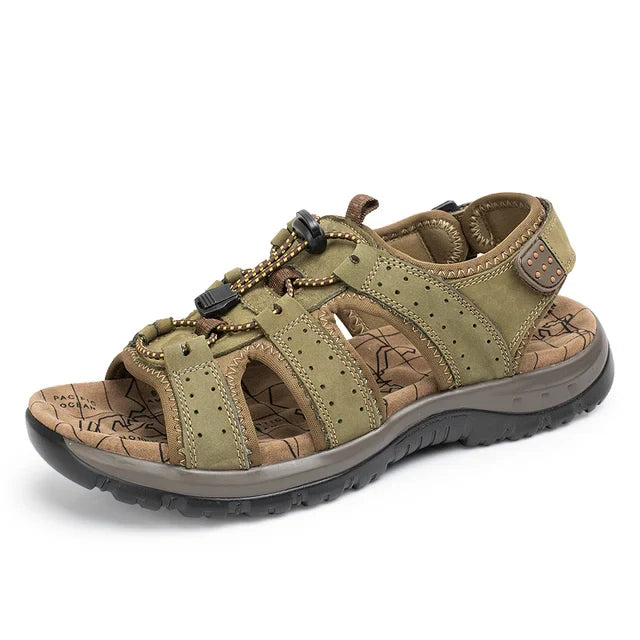 Aussteiger Sonnenkraft Leder Sandalen