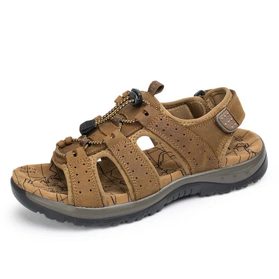 Aussteiger Sonnenkraft Leder Sandalen