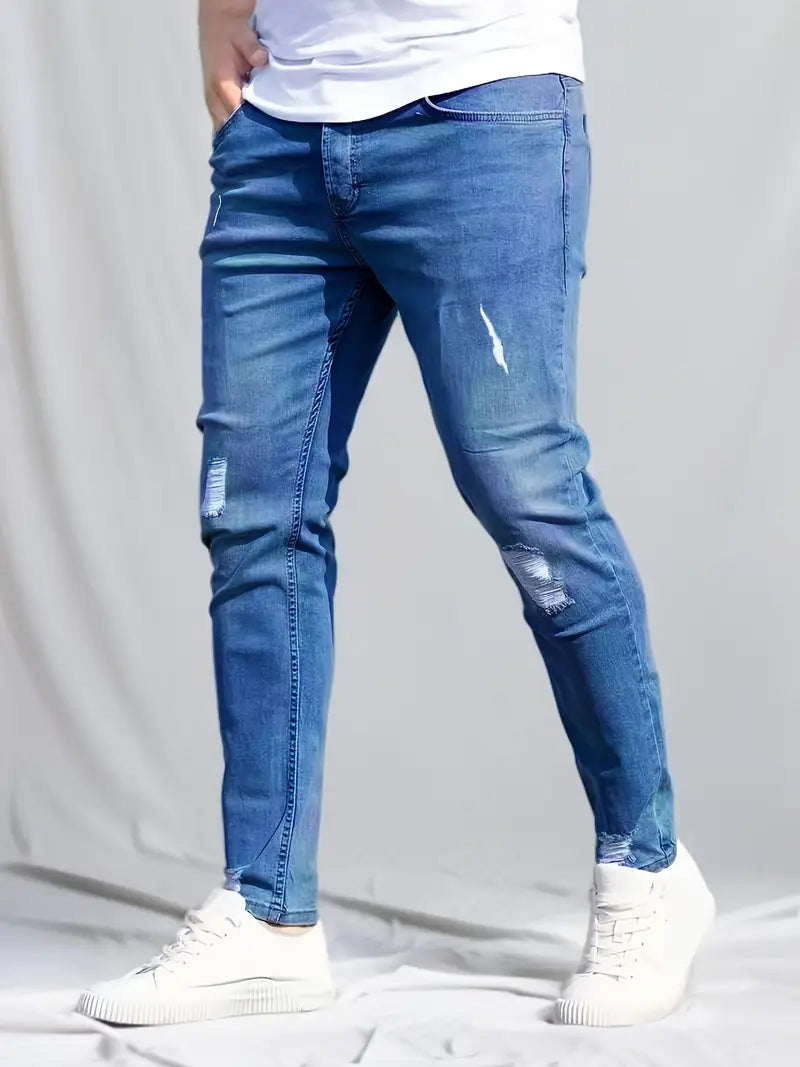 Ethan – röhrenjeans mit rissen für den frühling