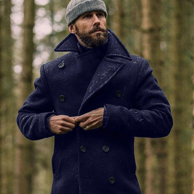 Eleganter Herren-Wintermantel aus Wolle - Reinold