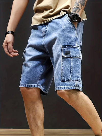 Cargo-Denim- Kurzhose für Männer -  Roley