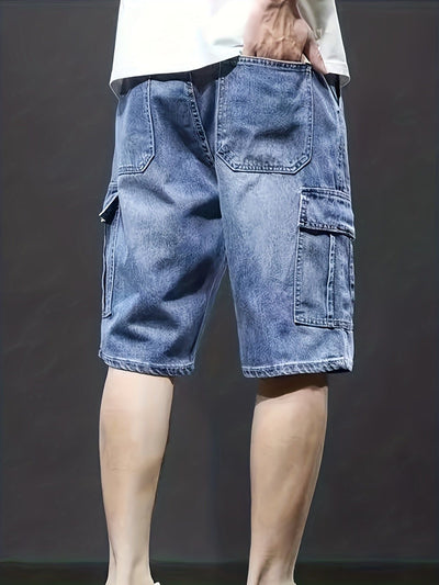 Cargo-Denim- Kurzhose für Männer -  Roley