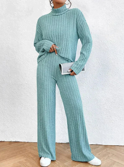 Adeliada - Strickhosen und Rollkragenpullover für Damen