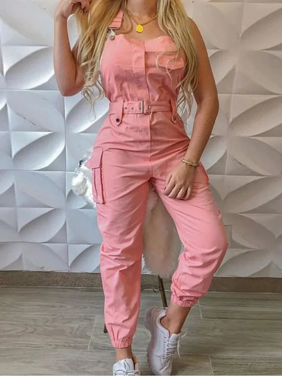 Avery - Stylischer Cargo Jumpsuit